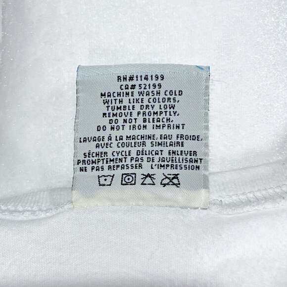 Roxy Short Sleeve Graphic Tee | White | Crew Neck | Small | Leaves Bird | Y2K - Picture 10 of 10